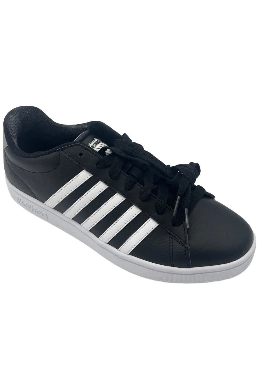 K-Swiss Men's Court Tiebreak II Sneakers Black/White/Grey - Medium